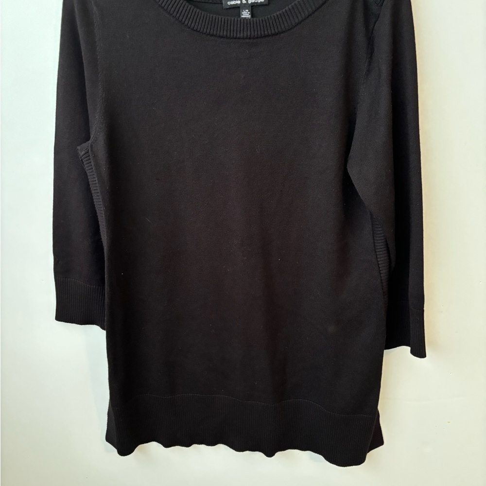 Black sweater